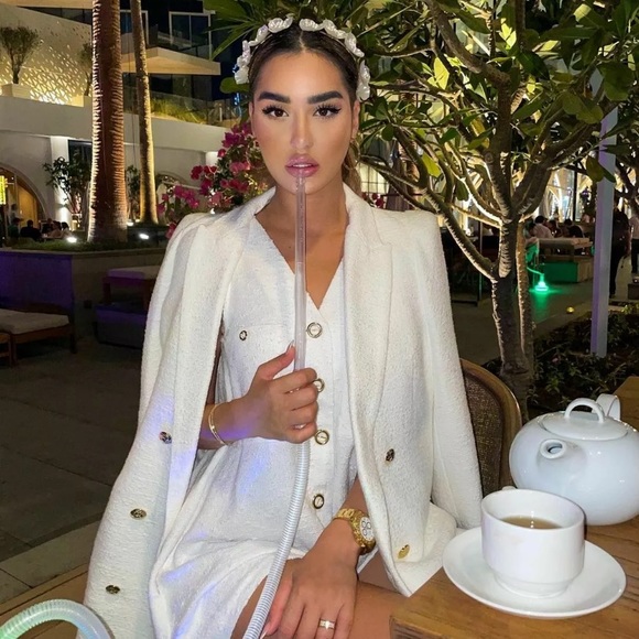 Zara Jackets & Blazers - Zara white texture weave blazer